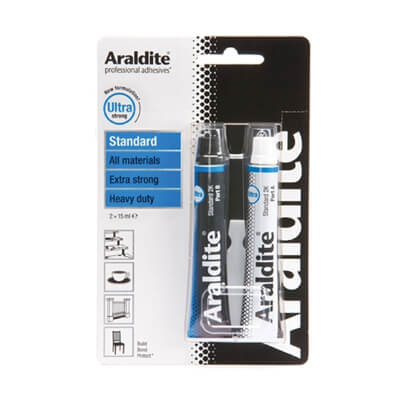 Araldite Standard Professional Adhesive 2 x 15ml Tubes